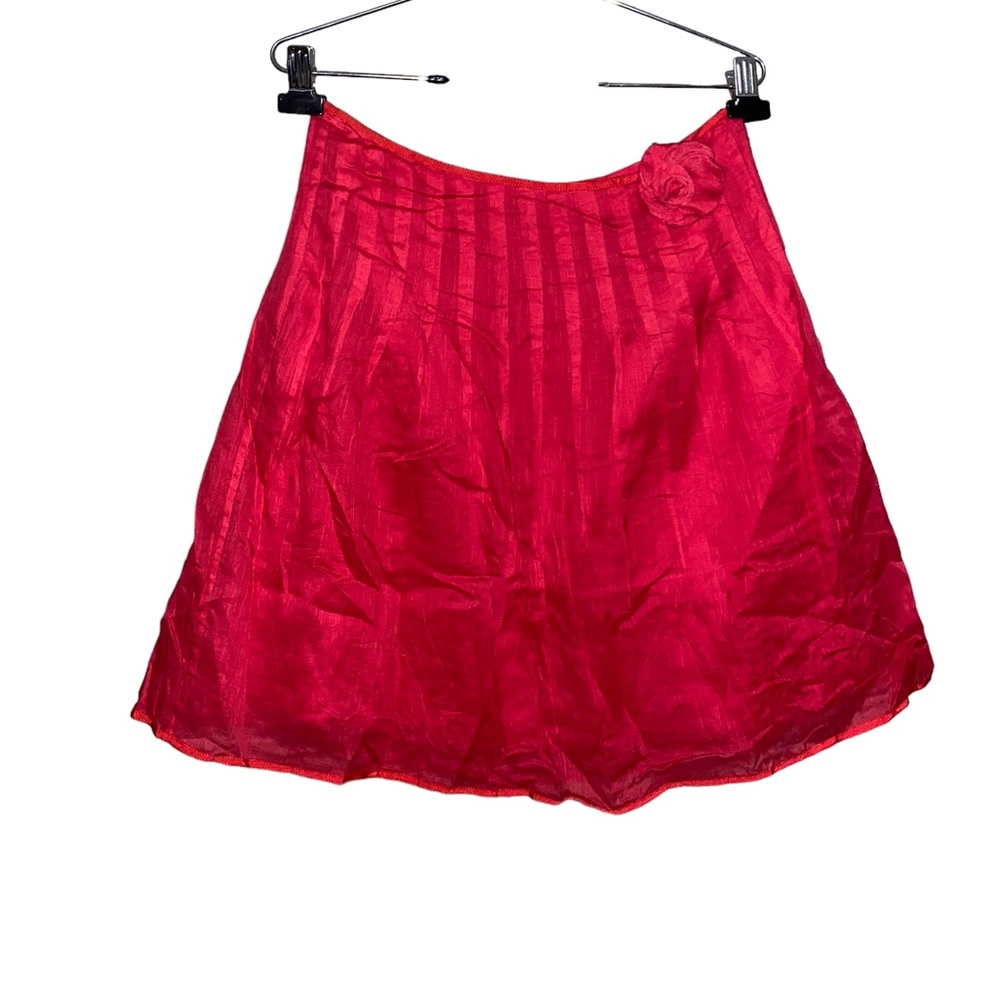 Women's J Crew Pleated Fuchsia Skirt Size 4